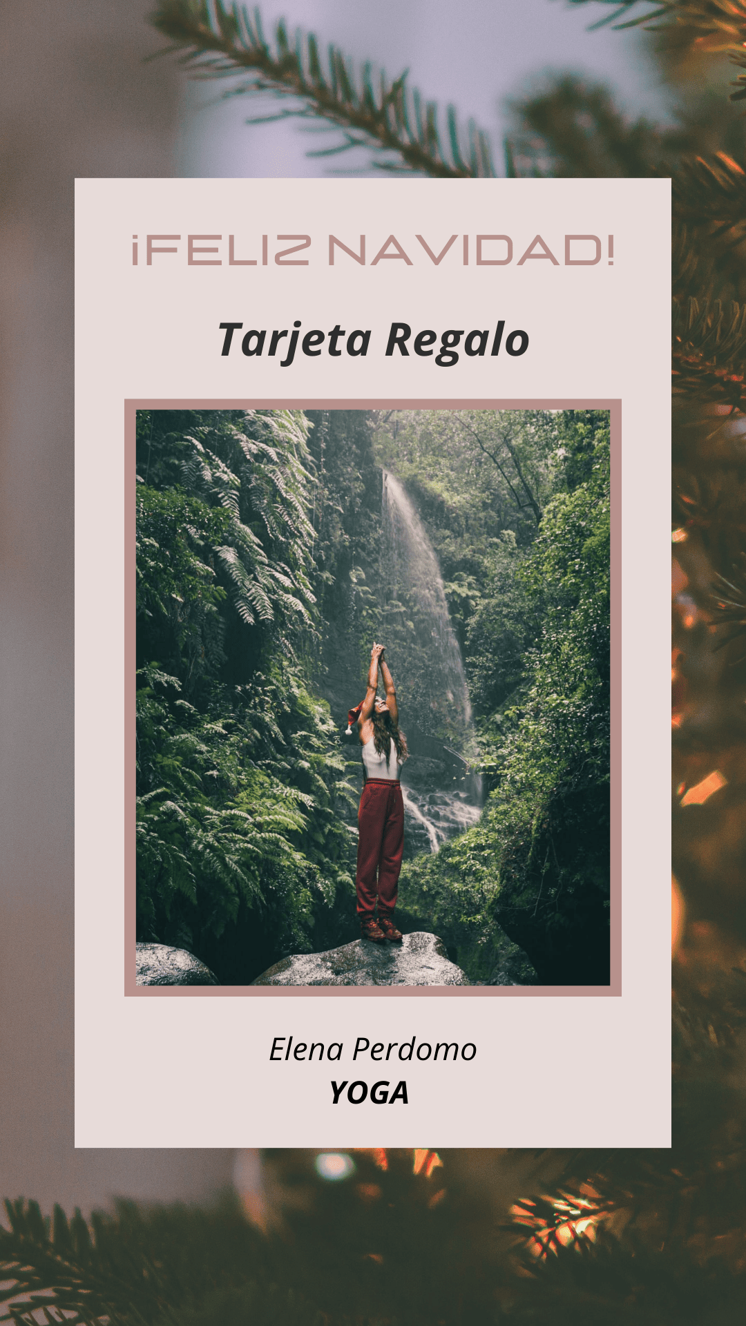 tarjeta regalo yoga